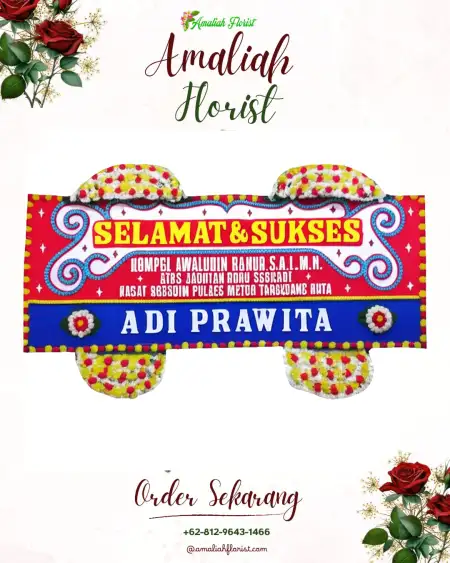 Papan Bunga Ucapan Selamat Garahaji